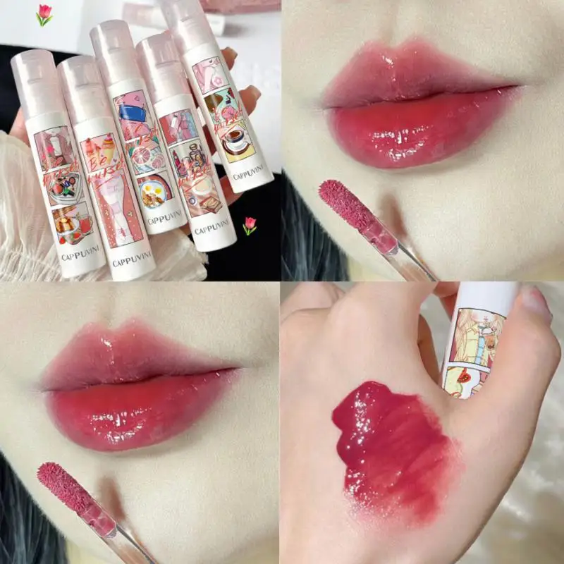 Comic Lip Glaze Mirror Water Light Lip Glaze Smooth Moisturizing Lip Gloss Rich Color Lip Mud Lip Glaze Makeup Female Cosmetics
Comic Lip Glaze Mirror Water Light Lip Glaze Smooth Moisturizing Lip Gloss Rich Color Lip Mud Lip Glaze Makeup Female Cosmetics