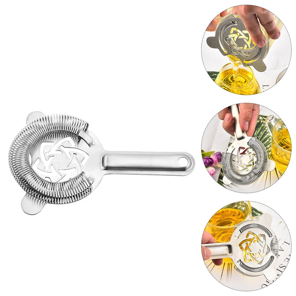 Stainless Steel Ice Filter Fine Mesh Strainer Cocktail Barware Martini Filtering Tool Rustproof
Stainless Steel Ice Filter Fine Mesh Strainer Cocktail Barware Martini Filtering Tool Rustproof