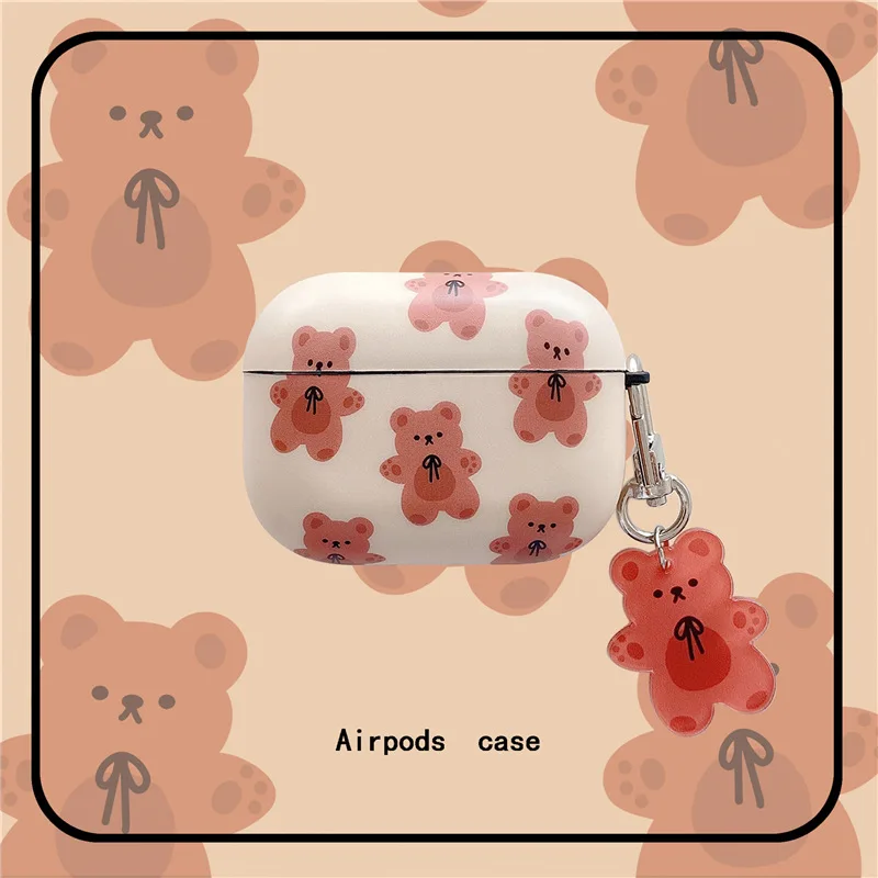 Fresh Brown Cute Bear Pendant Case for Apple AirPods 1 2 3 Pro Cases Cover IPhone Bluetooth Earbuds Earphone Air Pod Pods Case
Fresh Brown Cute Bear Pendant Case for Apple AirPods 1 2 3 Pro Cases Cover IPhone Bluetooth Earbuds Earphone Air Pod Pods Case