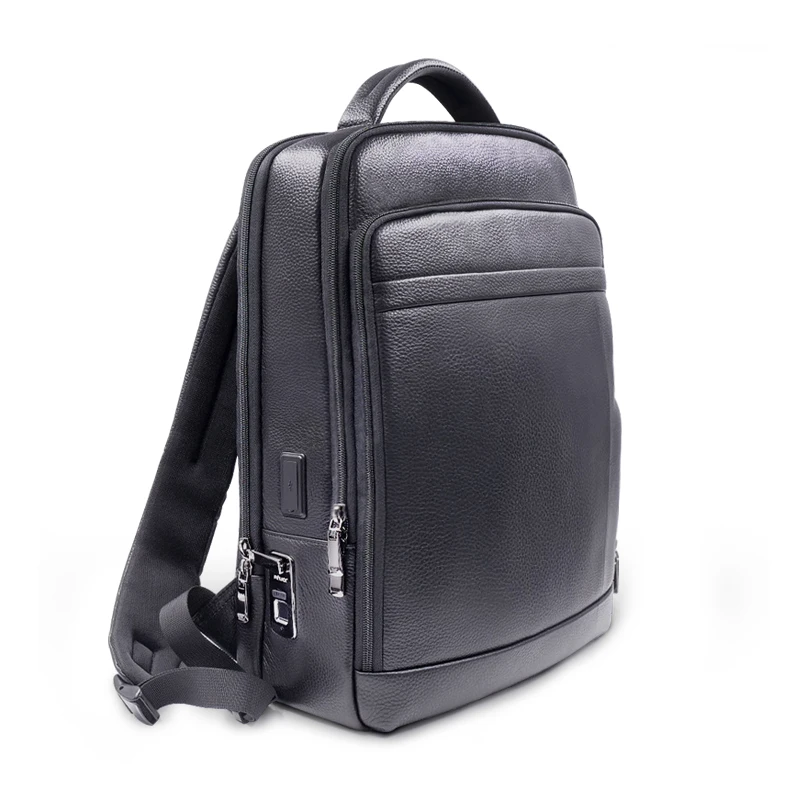 Fingerprint Lock Laptop Backpack 17 Inch Waterproof Zipper Leather USB Charging Port Anti Theft For Laptop Backpack Bag
Fingerprint Lock Laptop Backpack 17 Inch Waterproof Zipper Leather USB Charging Port Anti Theft For Laptop Backpack Bag