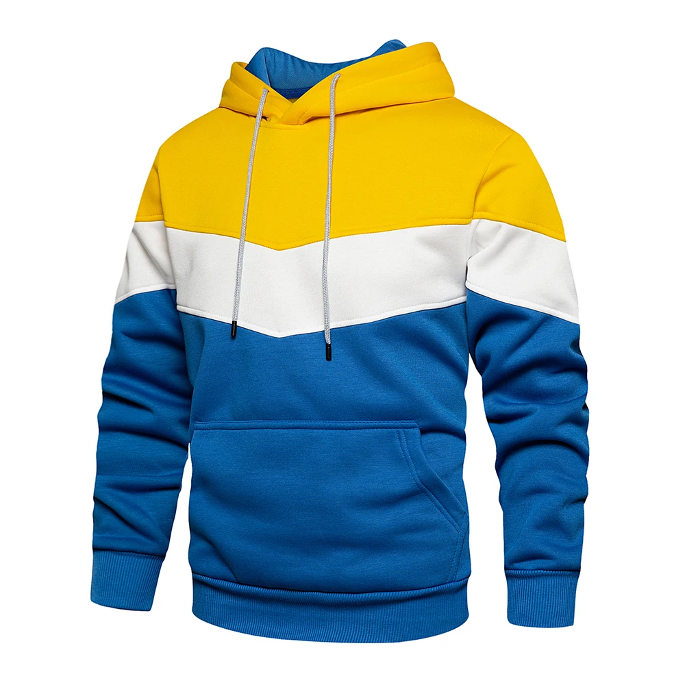 Men's Patchwork Hooded Sweatshirt Hoodies Clothing Casual Loose Fleece Warm Streetwear Male Fashion Autumn Winter Outwear
Men's Patchwork Hooded Sweatshirt Hoodies Clothing Casual Loose Fleece Warm Streetwear Male Fashion Autumn Winter Outwear