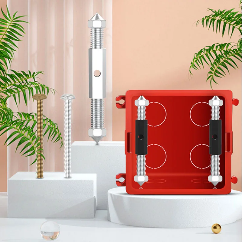 Junction Cassette Repair Electrical Accessories 86/118 Type Repairer Tool Wall Box Light Switch Lamps Socket Screw Support Rod
Junction Cassette Repair Electrical Accessories 86/118 Type Repairer Tool Wall Box Light Switch Lamps Socket Screw Support Rod