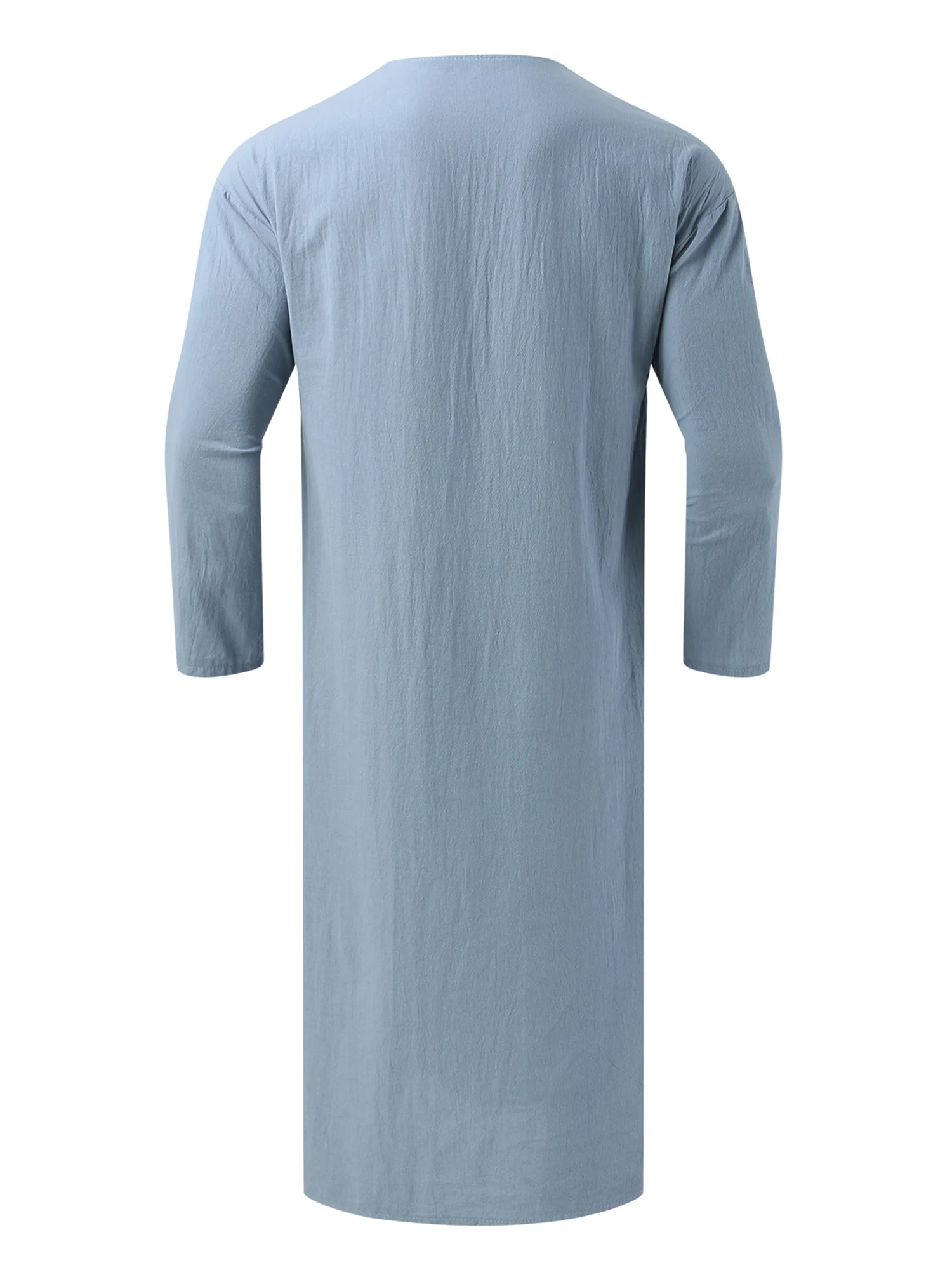

Мужской исламский наряд, традиционный арабский халат с длинными рукавами и пуговицами спереди и удобным карманом, аутентичная Арабская одежда