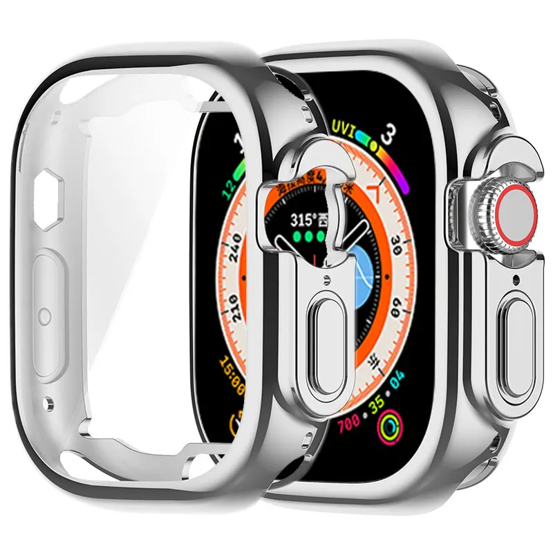 TPU bumper for Apple Watch Ultra Case 49mm 45mm 41mm 42/38mm 44mm 40mm soft Screen Protector Cover iWatch series 8 7 6 5 4 3 SE
TPU bumper for Apple Watch Ultra Case 49mm 45mm 41mm 42/38mm 44mm 40mm soft Screen Protector Cover iWatch series 8 7 6 5 4 3 SE