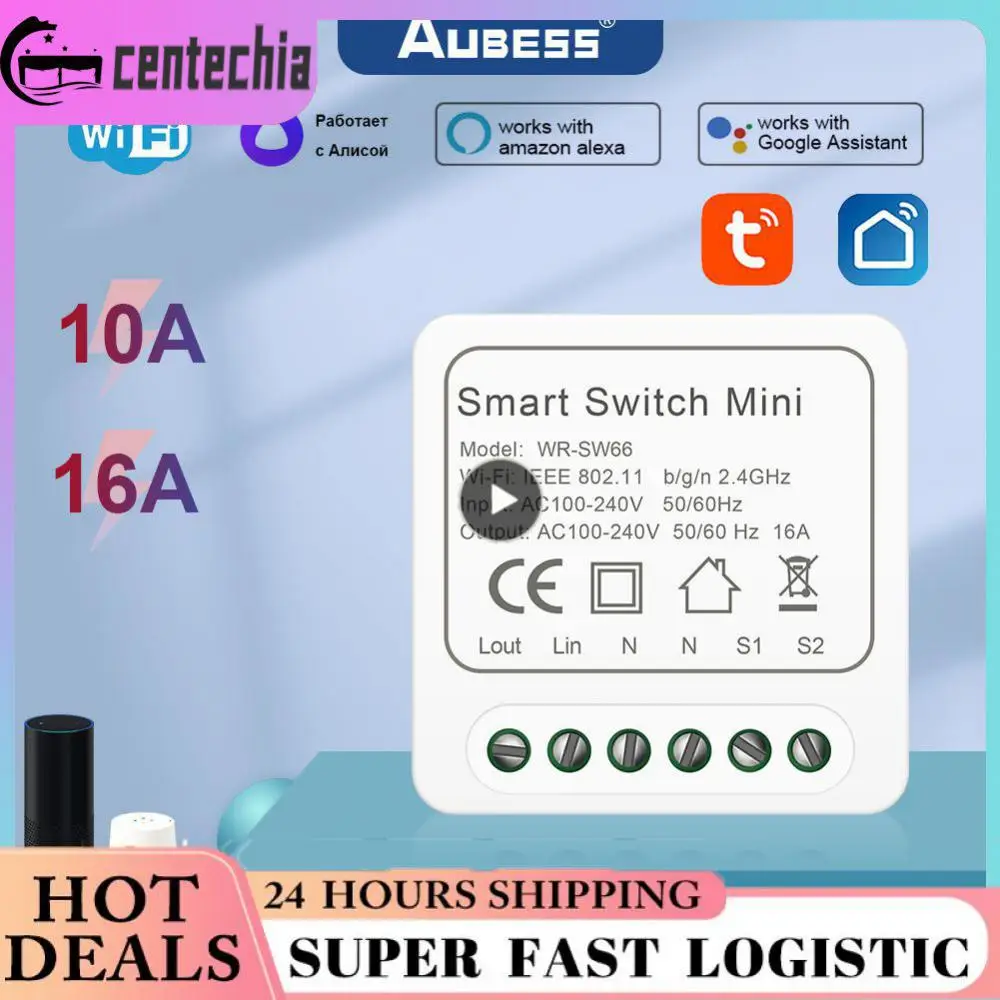 Diy Timer Tuya Wireless Switches Voice Control Mini Wifi Smart Switch Smart Life/tuya App Tuya Mini Module Wifi Smart Switch
Diy Timer Tuya Wireless Switches Voice Control Mini Wifi Smart Switch Smart Life/tuya App Tuya Mini Module Wifi Smart Switch