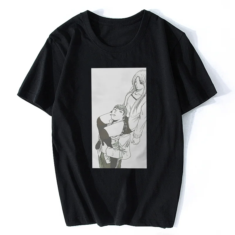GTO Great Teacher Manga Eikichi Onizuka And A Girl TShirt Men Graphic Casual O-neck Cotton T Shirt Harajuku Streetwear
GTO Great Teacher Manga Eikichi Onizuka And A Girl TShirt Men Graphic Casual O-neck Cotton T Shirt Harajuku Streetwear