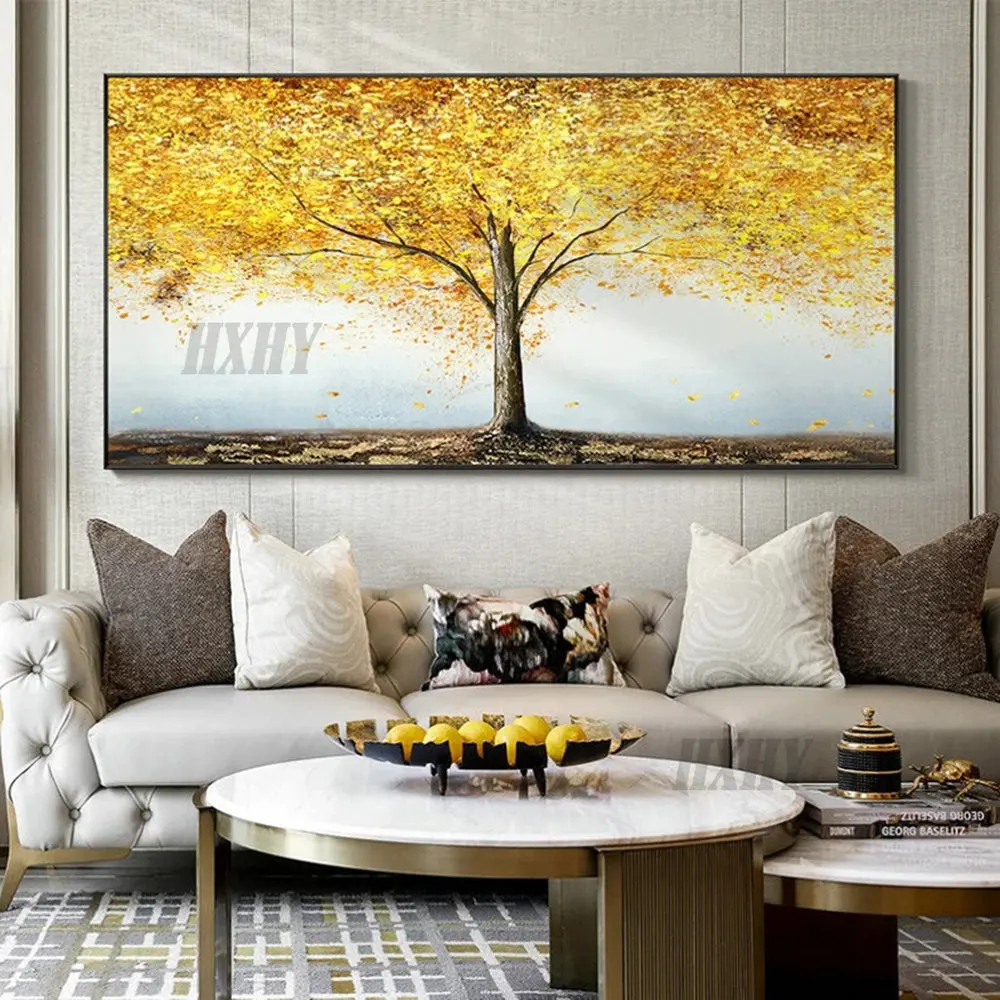 Extra Large Yellow Tree Oil Painting On Canvas, Abstract Original Landscape Acrylic Painting, Living room Wall Decor, Gift
Extra Large Yellow Tree Oil Painting On Canvas, Abstract Original Landscape Acrylic Painting, Living room Wall Decor, Gift
