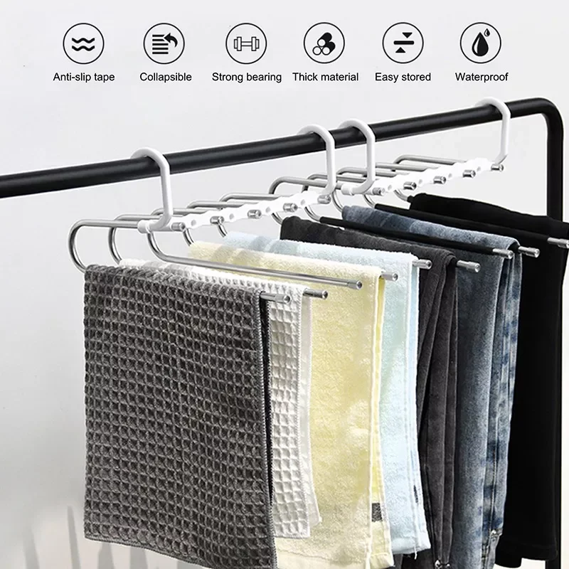 Multifunctional trouser rack hanger closet organizer adjustable pants storage rack closet organizer trouser rack
Multifunctional trouser rack hanger closet organizer adjustable pants storage rack closet organizer trouser rack