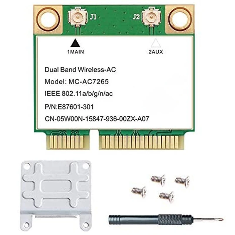 Полукомпактная Pci-E Wi-Fi карта, Двухдиапазонная Bt4.2 стандартная PCIE Gigabit Lan 2,4 ГГц 300 Мбит/с 5 ГГц 867 Мбит/с для Windows 7 8 10
Полукомпактная Pci-E Wi-Fi карта, Двухдиапазонная Bt4.2 стандартная PCIE Gigabit Lan 2,4 ГГц 300 Мбит/с 5 ГГц 867 Мбит/с для Windows 7 8 10