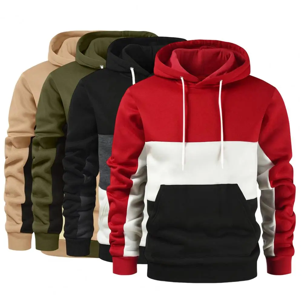 Thick Trendy Color Block Winter Hoodie Pullover Autumn Hoodie Contrast Color for Daily Wear
Thick Trendy Color Block Winter Hoodie Pullover Autumn Hoodie Contrast Color for Daily Wear