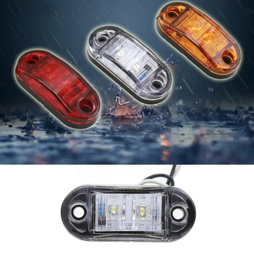 12v / 24v Amber Color 2 Led Side Marker Lights Car Warning Trailer Tail 1pc Lamps Truck Auto Lorry External Light Lights I8k1
12v / 24v Amber Color 2 Led Side Marker Lights Car Warning Trailer Tail 1pc Lamps Truck Auto Lorry External Light Lights I8k1