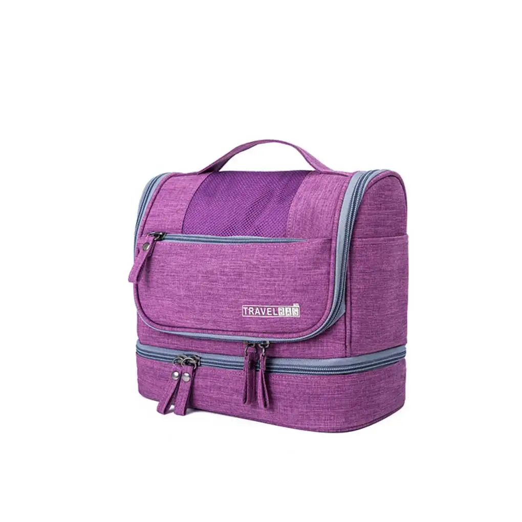 Hanging Travel Toiletry Bag with Handle Cosmetic Storage Wash Large Capacity Wet Dry Sundries Organizer Hotel Bathroom
Hanging Travel Toiletry Bag with Handle Cosmetic Storage Wash Large Capacity Wet Dry Sundries Organizer Hotel Bathroom