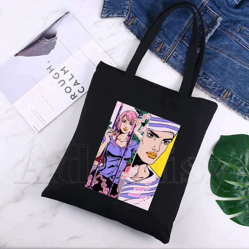 Jojo Bizarre Adventure Custom Tote Bag Shopping Print Original Design Black Unisex Travel Canvas Bags Eco Foldable Shopper Bag
Jojo Bizarre Adventure Custom Tote Bag Shopping Print Original Design Black Unisex Travel Canvas Bags Eco Foldable Shopper Bag