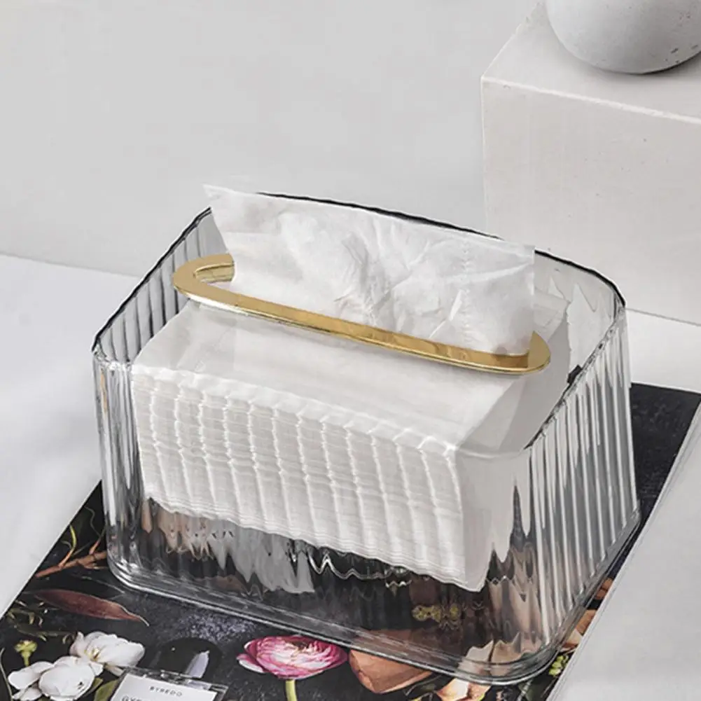 Durable Tissue Organizer Built-in Spring Transparent Bedroom Desk Napkin Organizer Holder Sturdy Tissue Box Bedroom Supply
Durable Tissue Organizer Built-in Spring Transparent Bedroom Desk Napkin Organizer Holder Sturdy Tissue Box Bedroom Supply