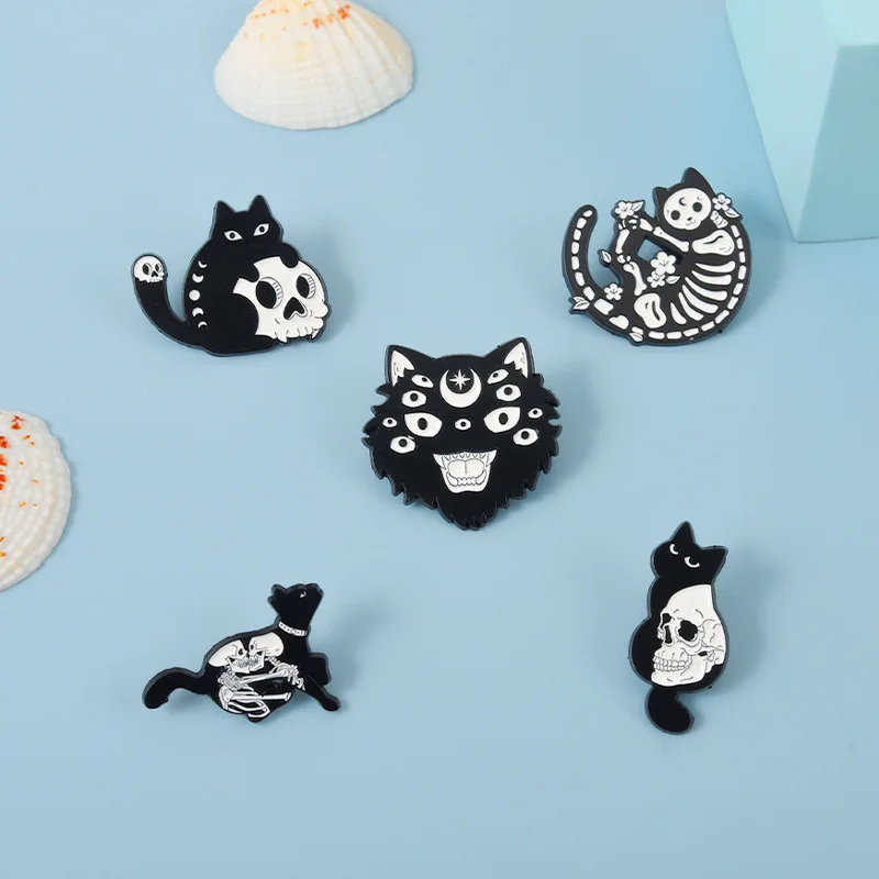 Dear-you Personality punk style alloy brooch creative cartoon skull shape enamel badge small accessories special gift
Dear-you Personality punk style alloy brooch creative cartoon skull shape enamel badge small accessories special gift