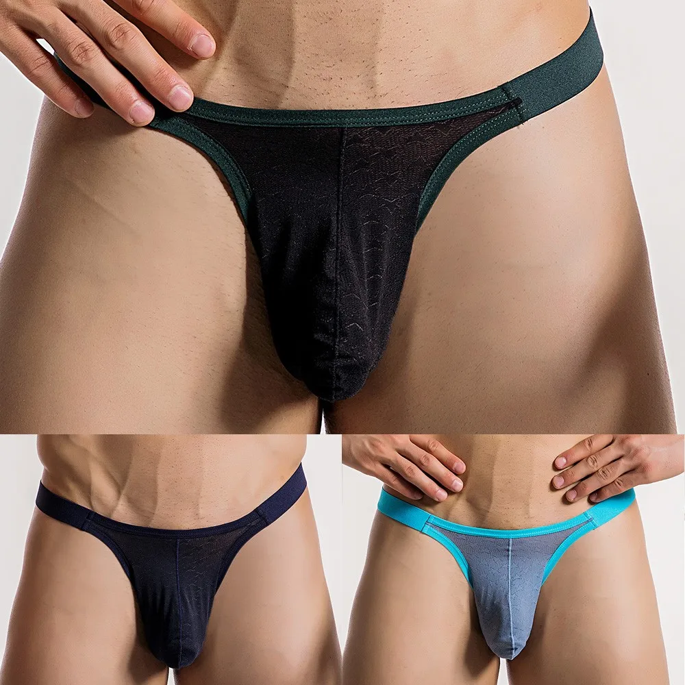 Underwear Men's T-back G-string Pants Sexy Breathable Thong Sexy Underwear Tangas Underwear Men's Micro Bikini Pants
Underwear Men's T-back G-string Pants Sexy Breathable Thong Sexy Underwear Tangas Underwear Men's Micro Bikini Pants