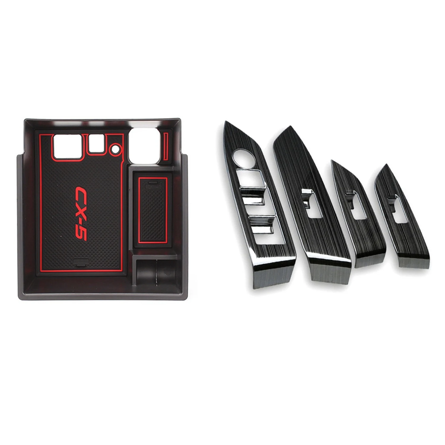1X For Mazda CX-5 CX5 CX 5 2017 2018 2019 Car Central Armrest Storage Box & 4X Car Window Switch Panel Adjust Cover Trim
1X For Mazda CX-5 CX5 CX 5 2017 2018 2019 Car Central Armrest Storage Box & 4X Car Window Switch Panel Adjust Cover Trim
