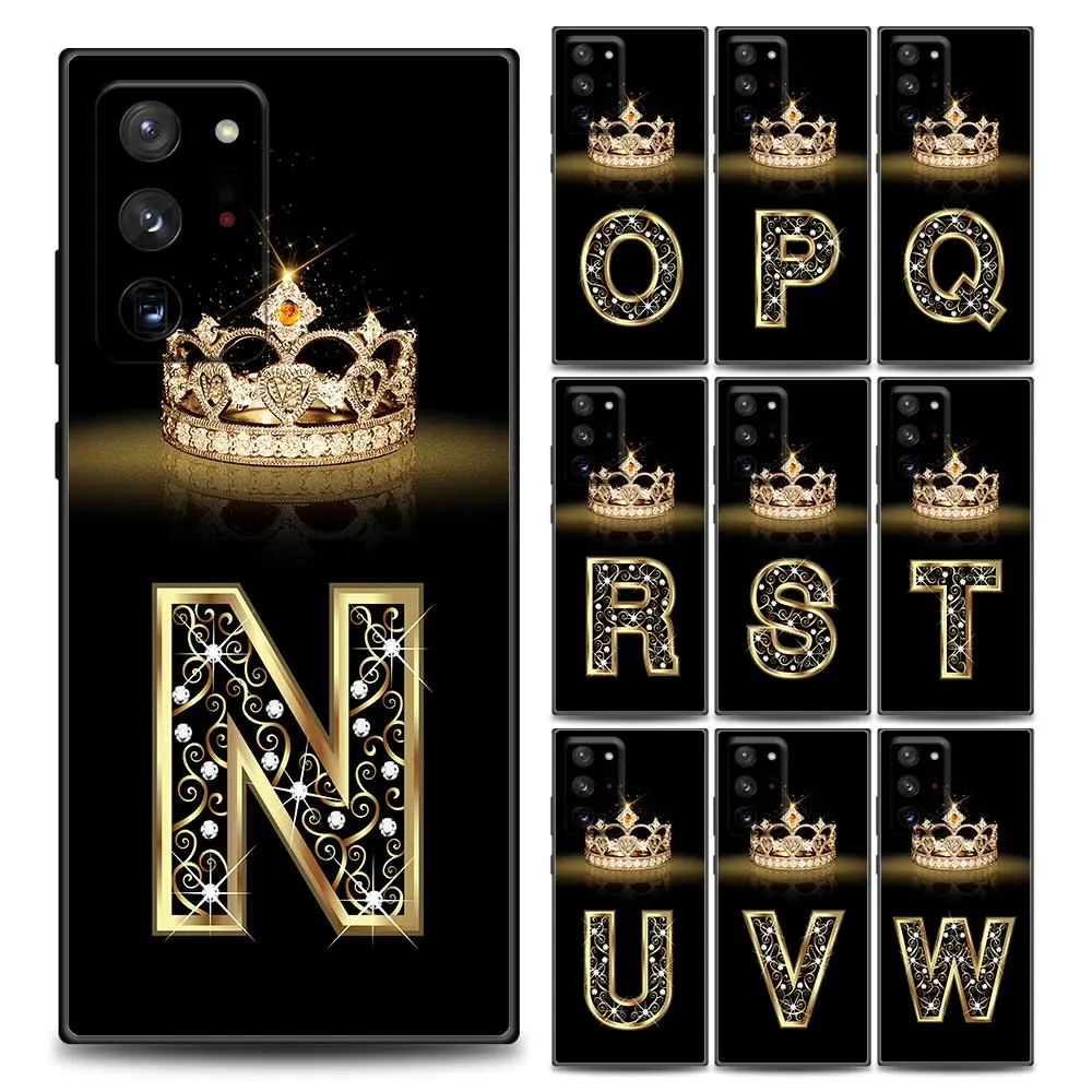 Fashion Diamond Crown Letter N-Z Phone Case for Samsung Note 8 Note 9 Note 10 M11 M12 M30s M32 M21 M51 F41 F62 M01 Soft Silicone
Fashion Diamond Crown Letter N-Z Phone Case for Samsung Note 8 Note 9 Note 10 M11 M12 M30s M32 M21 M51 F41 F62 M01 Soft Silicone
