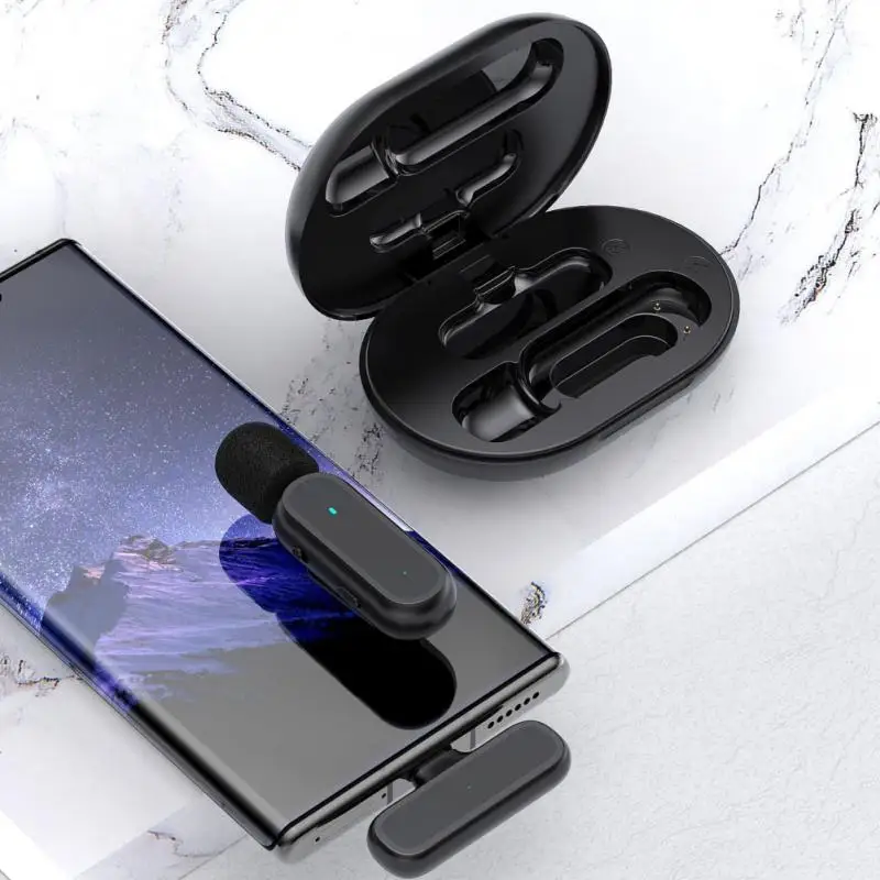 Mini Mics Noise Reduction With Charging Box Lavalier Microphone Video Record Portable For Android Wireless Microphone
Mini Mics Noise Reduction With Charging Box Lavalier Microphone Video Record Portable For Android Wireless Microphone
