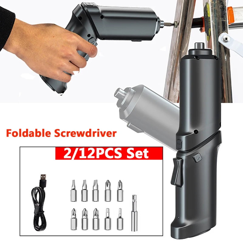 2/12Pcs Foldable Electric Screwdriver Set Multi-function Power Screwdriver Professional Power Tools Home Repair Plate Drilling
2/12Pcs Foldable Electric Screwdriver Set Multi-function Power Screwdriver Professional Power Tools Home Repair Plate Drilling