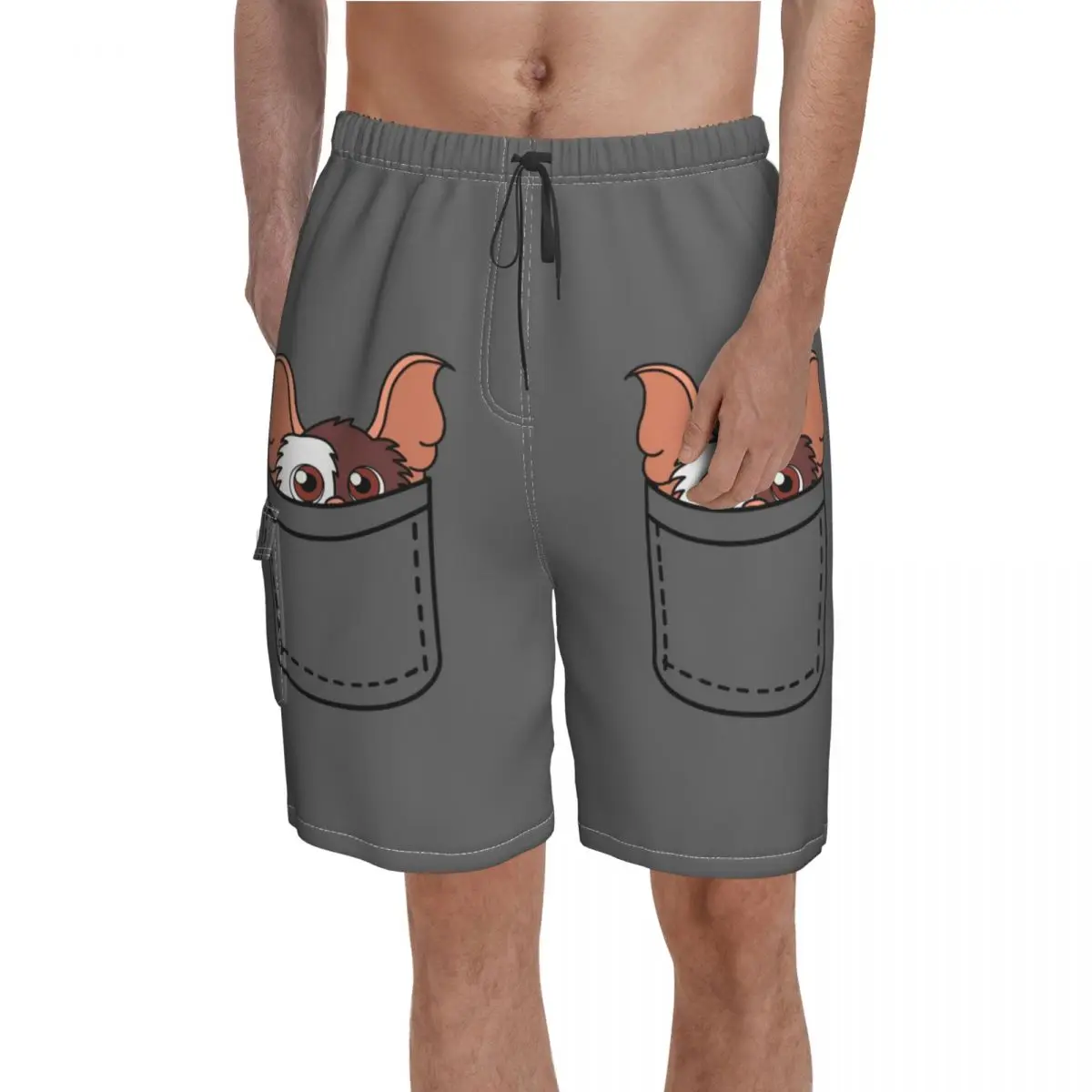 Gizmo Pocket Hide Board Shorts Film Bathing Swimming Trunks Polyester Pattern Men Swim Trunks
Gizmo Pocket Hide Board Shorts Film Bathing Swimming Trunks Polyester Pattern Men Swim Trunks