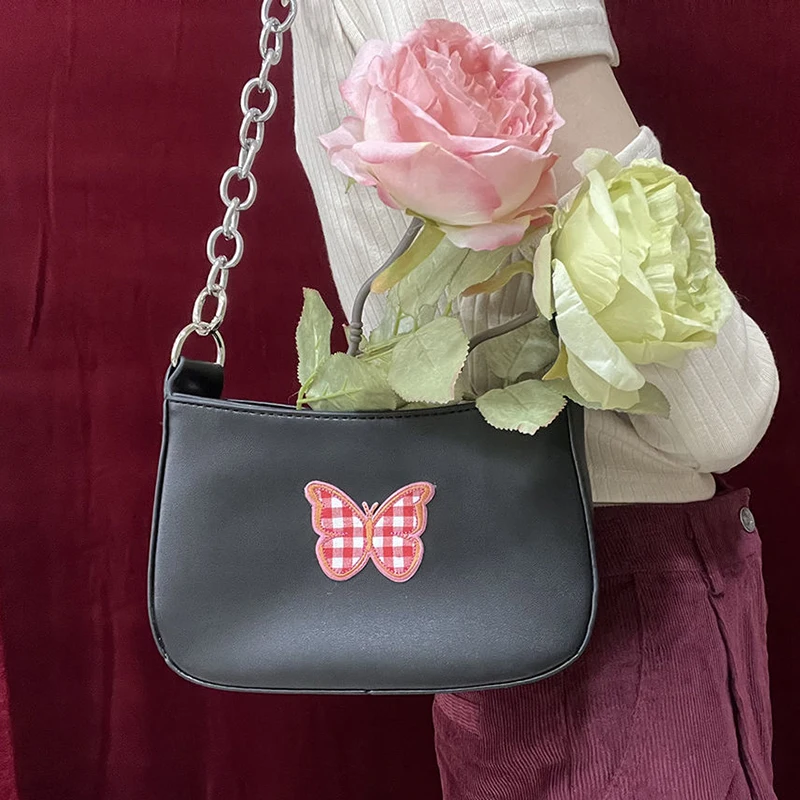 Richme Y2k Butterfly Patchwork Bolso Mujer Harajuku Aesthetic Chains Shoulder Bag Female Fashion Vintage Women's Bag 2022 Trend
Richme Y2k Butterfly Patchwork Bolso Mujer Harajuku Aesthetic Chains Shoulder Bag Female Fashion Vintage Women's Bag 2022 Trend