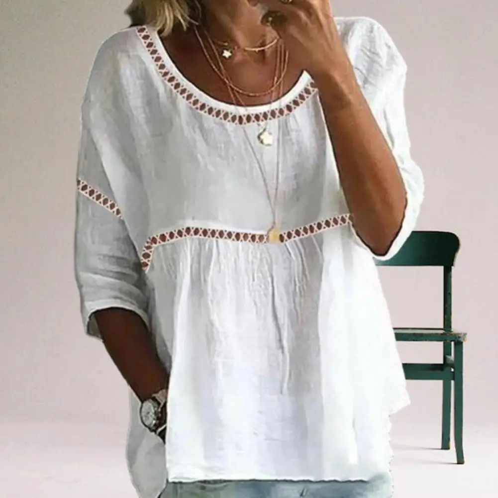 Stylish Lady T-shirt Round Neck Three Quarter Sleeves Thin Quick Dry Lady Summer Top Women Shirt Daily Wear
Stylish Lady T-shirt Round Neck Three Quarter Sleeves Thin Quick Dry Lady Summer Top Women Shirt Daily Wear