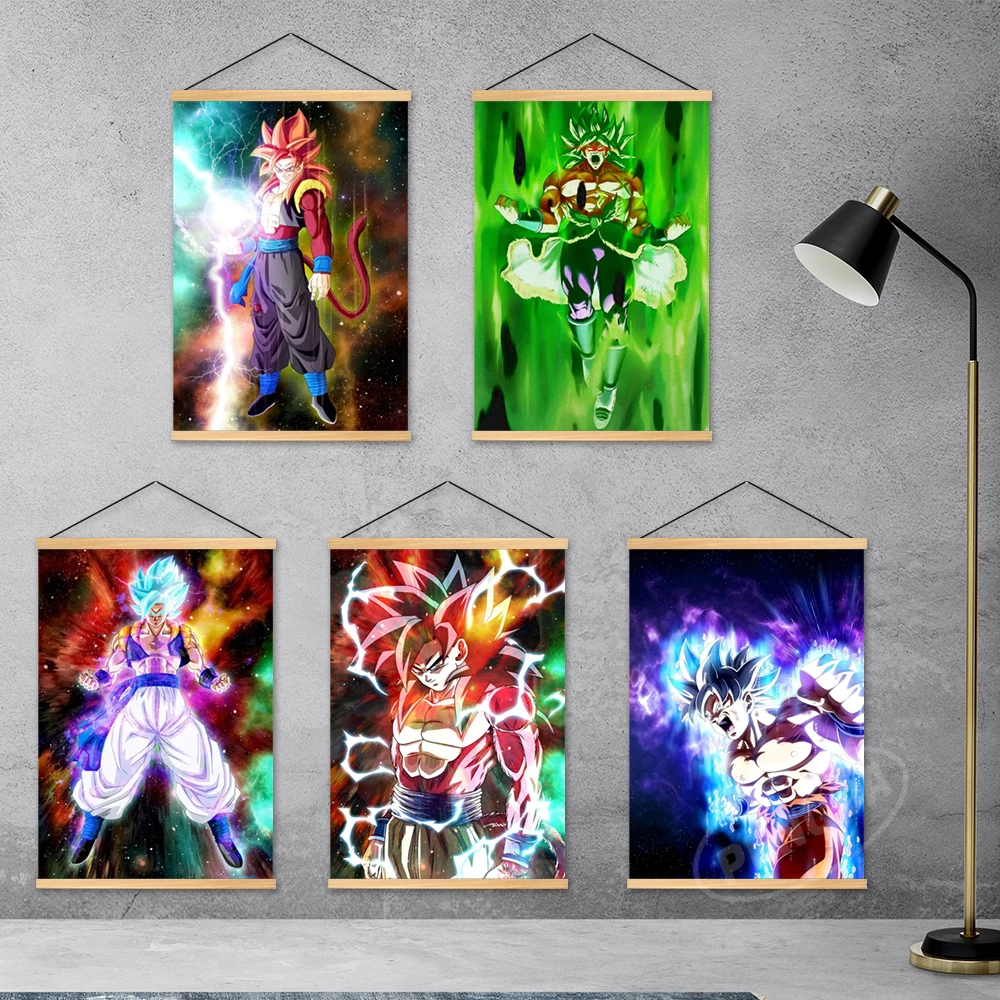 Home Decoration Anime Hanging Dragon Ball Poster Goku Canvas Super Saiyan Wall Art Janpanese Printed Painting Wooden Living Room
Home Decoration Anime Hanging Dragon Ball Poster Goku Canvas Super Saiyan Wall Art Janpanese Printed Painting Wooden Living Room