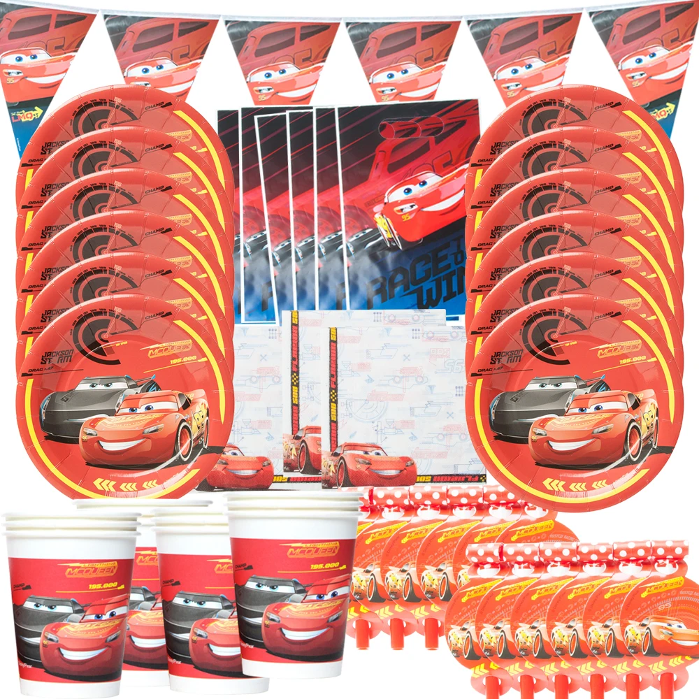 Disney Cars Lightning McQueen Cartoon Boy Party Decor Disposable Tableware Plates Cups Kids Favor Baby Shower Birthday Supplies
Disney Cars Lightning McQueen Cartoon Boy Party Decor Disposable Tableware Plates Cups Kids Favor Baby Shower Birthday Supplies