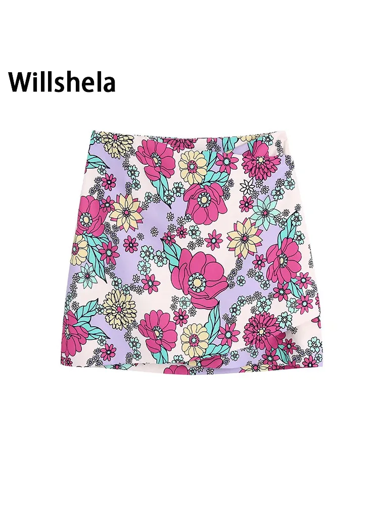 Willshela Женская мода с принтом на молнии сбоку мини-юбки винтажные с высокой талией женские шикарные короткие юбки
Willshela Женская мода с принтом на молнии сбоку мини-юбки винтажные с высокой талией женские шикарные короткие юбки
