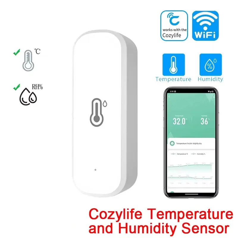 Датчик температуры и влажности Tuya Zigbee 3.0
Датчик температуры и влажности Tuya Zigbee 3.0