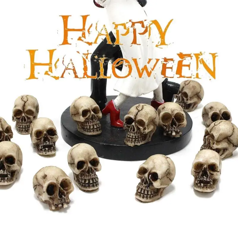 Resin Skulls 20Pcs Small Mini Fake Skeleton Heads Garden Landscape Decor Realistic Skeleton Skulls Crafts Garden Decorations
Resin Skulls 20Pcs Small Mini Fake Skeleton Heads Garden Landscape Decor Realistic Skeleton Skulls Crafts Garden Decorations