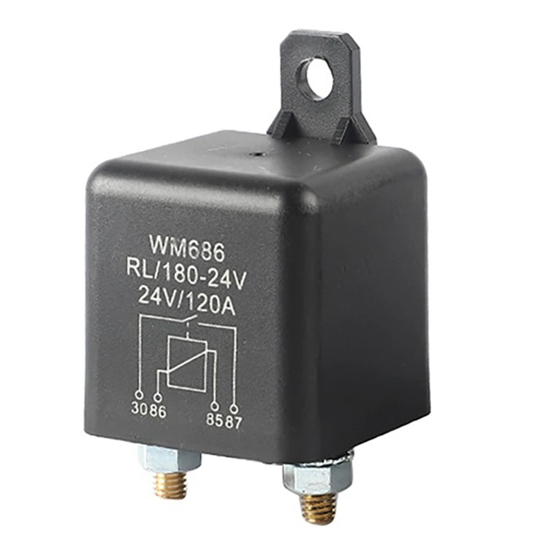 WM686 DC 24V Relay Battery Isolating Relay 24V / 120A Peak Load For Car Trucks Car
WM686 DC 24V Relay Battery Isolating Relay 24V / 120A Peak Load For Car Trucks Car