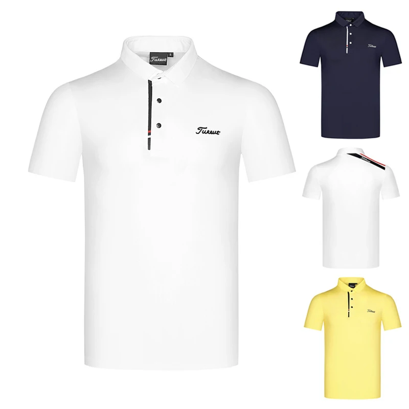Casual Sports Clothing Men's Golf Wear T-Shirt Quick-Drying POLO Shirt Loose Perspiration High-Quality Top
Casual Sports Clothing Men's Golf Wear T-Shirt Quick-Drying POLO Shirt Loose Perspiration High-Quality Top