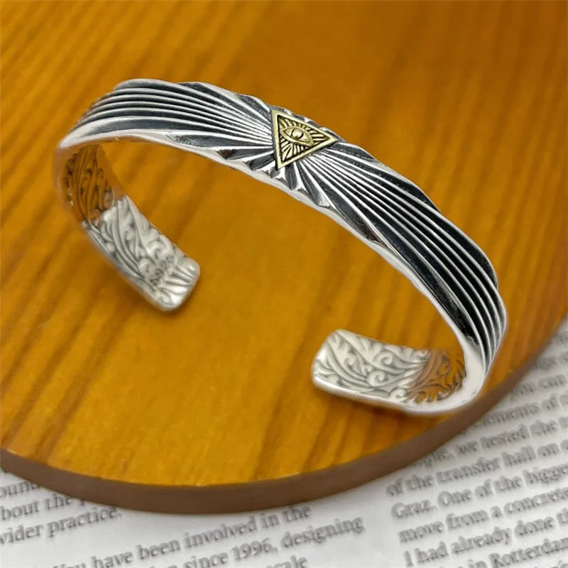 Винтажный Модный мужской браслет с изображением Божьих глаз
Винтажный Модный мужской браслет с изображением Божьих глаз