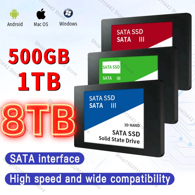 2.5 Inch SATA.3 SSD 1TB 2TB Flash Internal Hard Drive SSD M.2 NGFF 4tb ssd m2 nvme High Speed Solid State Hard Disk for Notebook
2.5 Inch SATA.3 SSD 1TB 2TB Flash Internal Hard Drive SSD M.2 NGFF 4tb ssd m2 nvme High Speed Solid State Hard Disk for Notebook