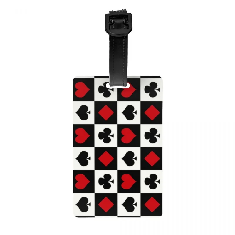 

Playing Card Luggage Tag for Suitcases Fashion Game Poker Players Baggage Tags Privacy Cover Name ID Card