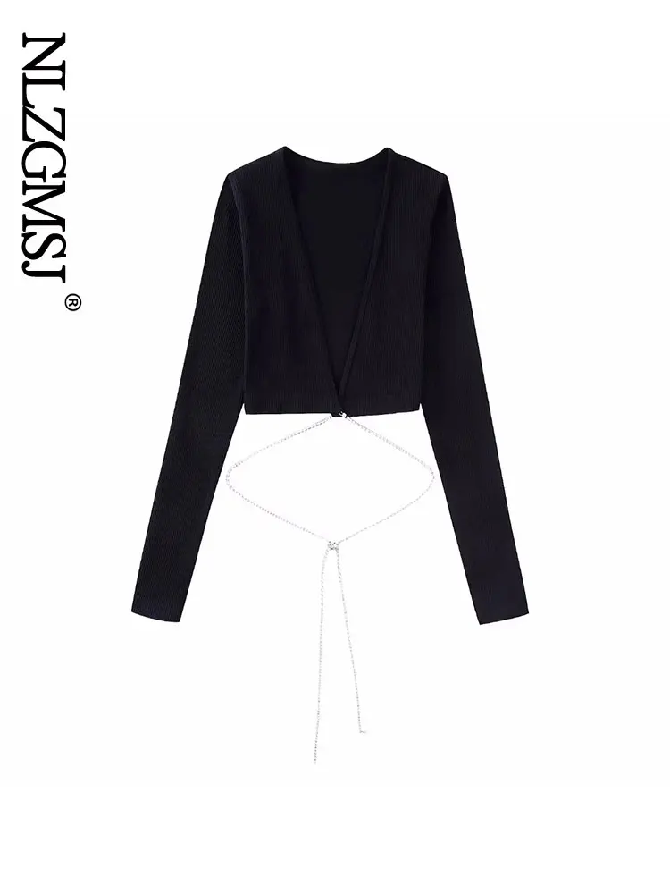 Однотонный вязаный свитер с длинным рукавом Nlzgmsj 2022, женский осенний кардиган, женские облегающие укороченные топы из ткани
Однотонный вязаный свитер с длинным рукавом Nlzgmsj 2022, женский осенний кардиган, женские облегающие укороченные топы из ткани