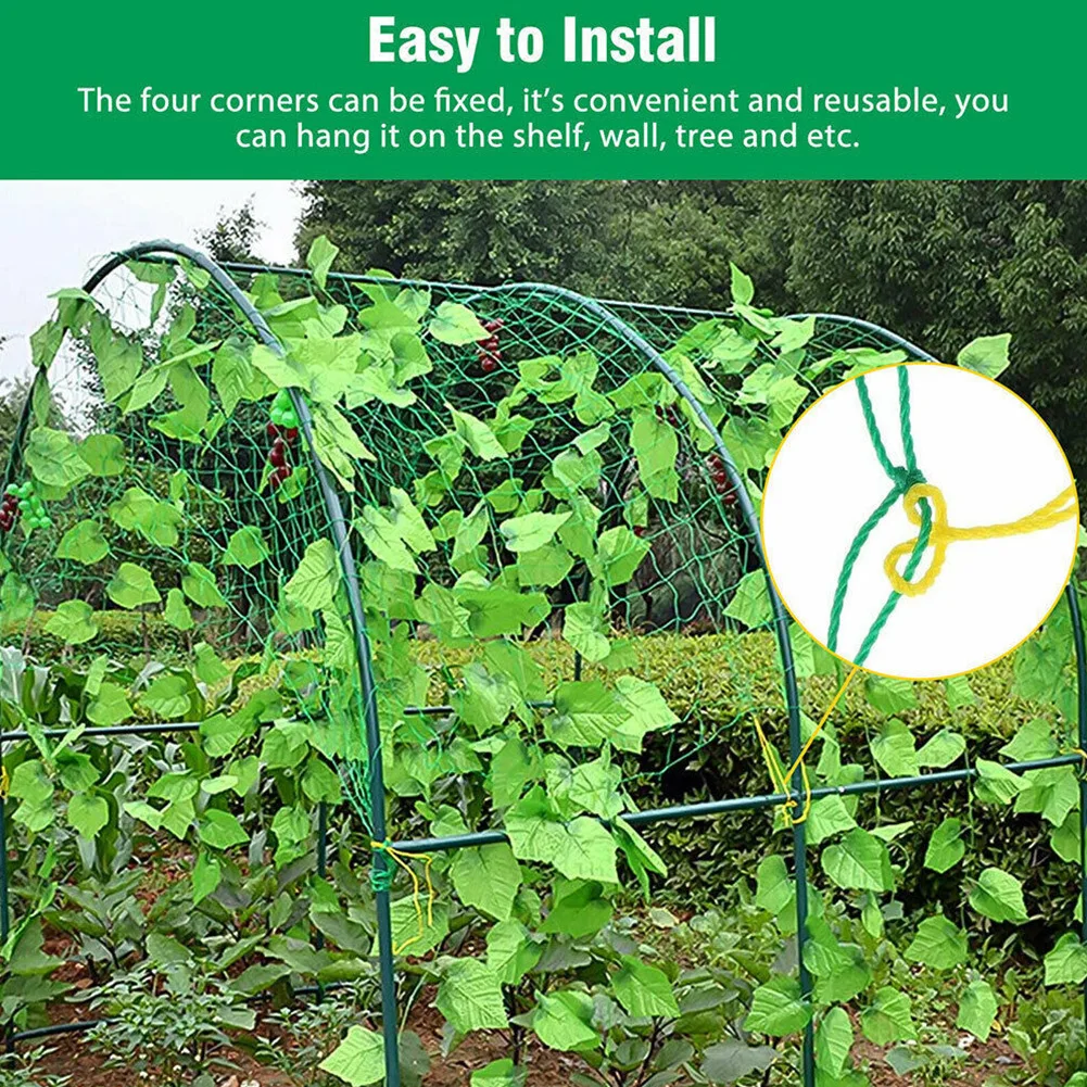 1 Pcs Garden Netting Tear-resistant UV-stabilized Climbing Net High Density Polyethylene Better Yields And Crop Success
1 Pcs Garden Netting Tear-resistant UV-stabilized Climbing Net High Density Polyethylene Better Yields And Crop Success