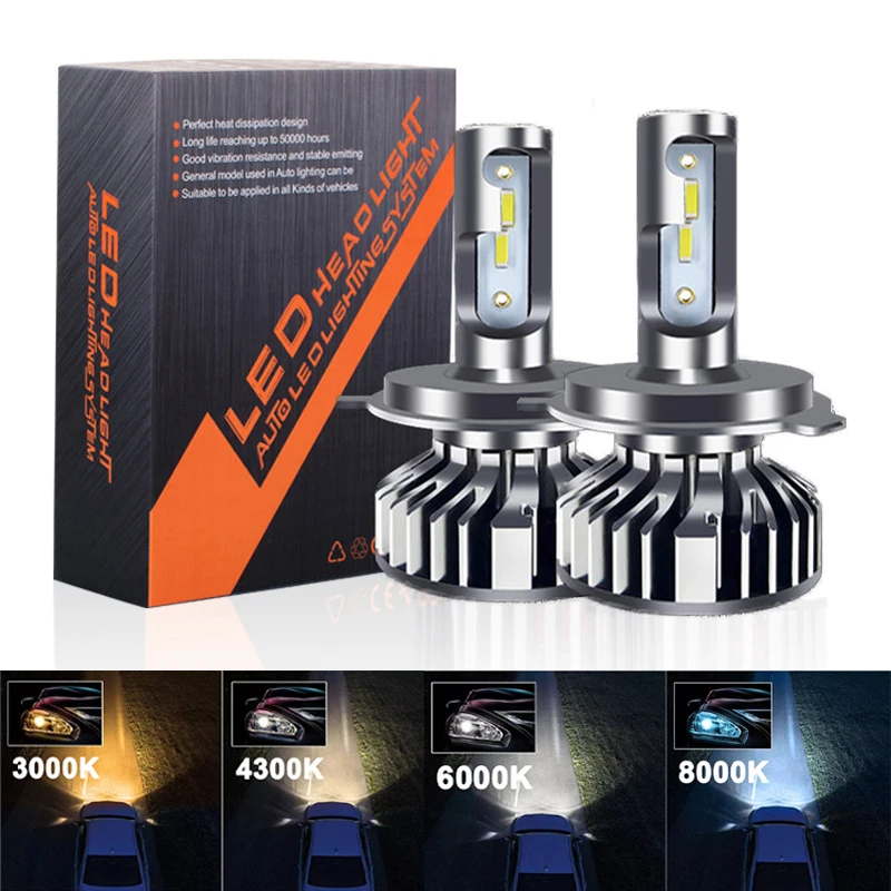 H4 H7 Светодиодные автомобильные фары H1 H3 H8 H9 H11 H13 9005 9006 9012 9004 9007 Светодиодные противотуманные фары для проектора 3000K 4300K 6500K 8000K 
H4 H7 Светодиодные автомобильные фары H1 H3 H8 H9 H11 H13 9005 9006 9012 9004 9007 Светодиодные противотуманные фары для проектора 3000K 4300K 6500K 8000K