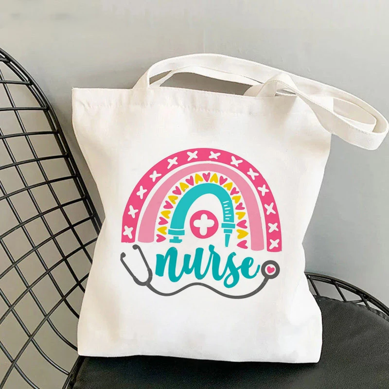 Canvas Shoulder Bag Shoppers Bags reusable White Hand Bag 2022 New Nurse Rainbow vintage aesthetic kawaii cute Teacher Handbag
Canvas Shoulder Bag Shoppers Bags reusable White Hand Bag 2022 New Nurse Rainbow vintage aesthetic kawaii cute Teacher Handbag