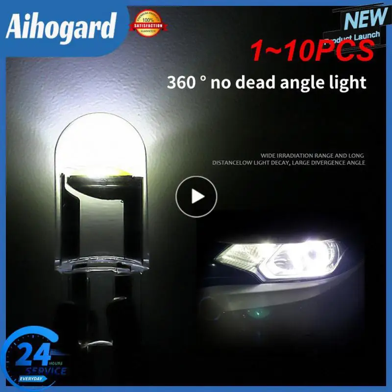 1~10PCS LED Crystal Bulb Car Signal Integrated Light 7 Color Wedge License Plate Light Dome Indicator Light Reading Light
1~10PCS LED Crystal Bulb Car Signal Integrated Light 7 Color Wedge License Plate Light Dome Indicator Light Reading Light
