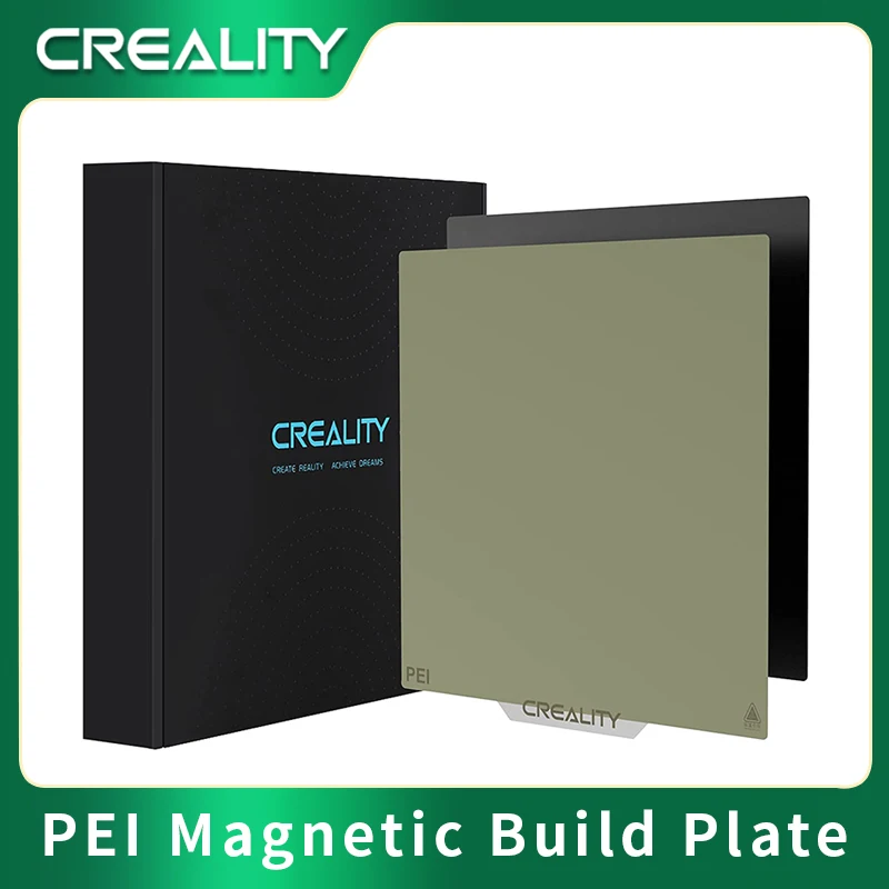 Creality PEI Sheet 235x235mm Flexible Removable Spring Steel Plate Magnetic Sticker Heated Bed for Ender-3 Series 3D Printers 
Creality PEI Sheet 235x235mm Flexible Removable Spring Steel Plate Magnetic Sticker Heated Bed for Ender-3 Series 3D Printers