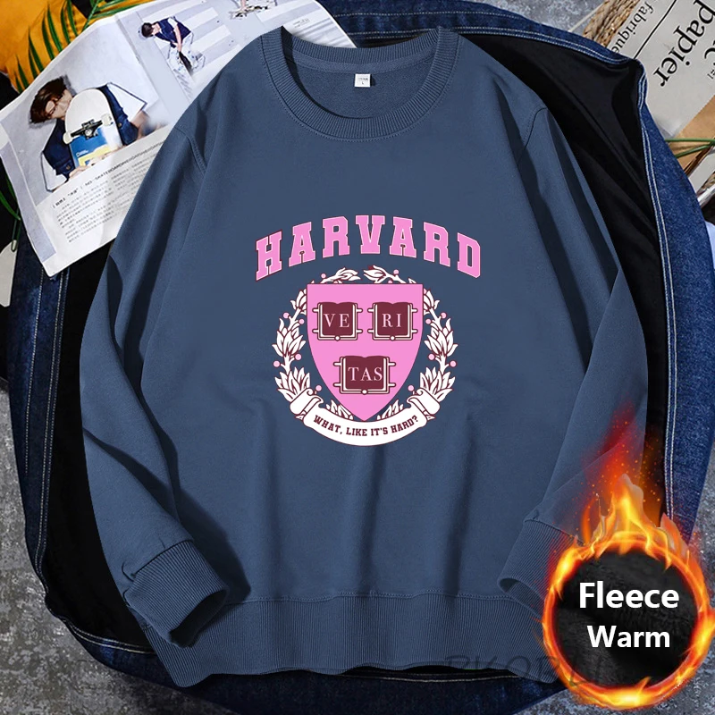 

Harvard Legally Blonde crewneck Sweatshirt What Like It's Hard Hoodie Elle Woods hoodie Fall fleece warm Casual Hoodies female