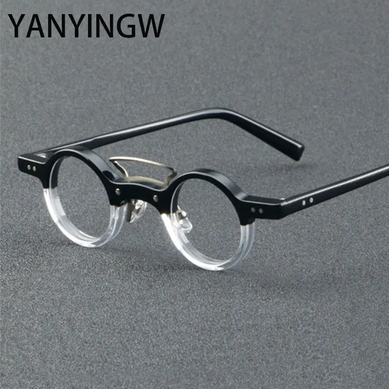 Vintage Luxury Brand Acetate Glasses Frame Handmade Myopia Optical Prescription Eyeglasses Frame Women Round Punk Eyewear
Vintage Luxury Brand Acetate Glasses Frame Handmade Myopia Optical Prescription Eyeglasses Frame Women Round Punk Eyewear