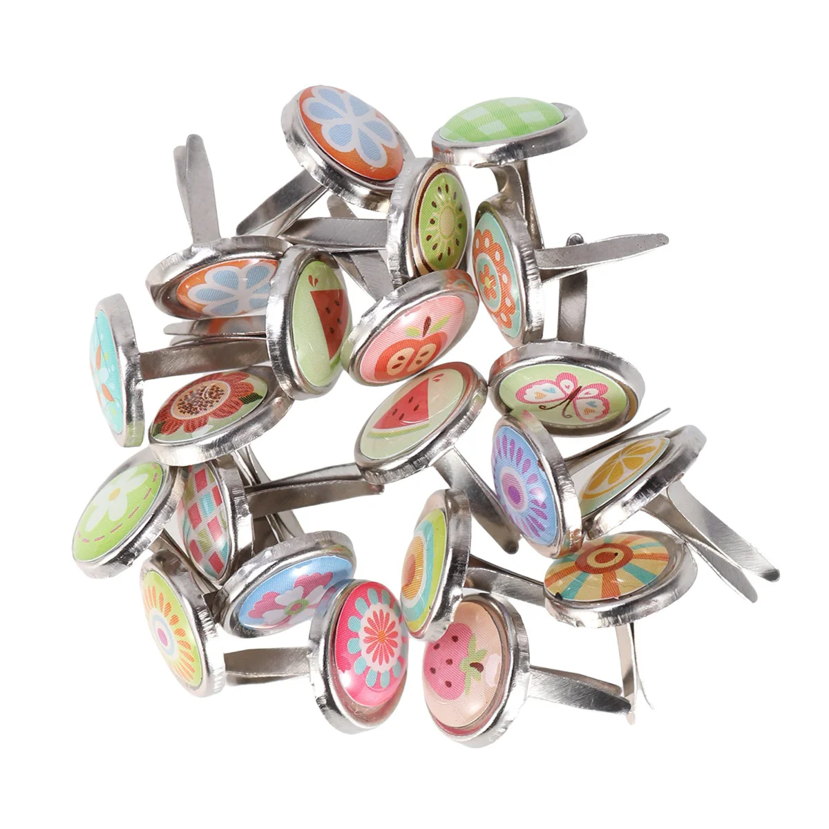 100 Pcs Gemstone Paper Brads Gems Crafts Decorative Paper Fasteners Hand Decor Two-legged Nails Fastening Brads
100 Pcs Gemstone Paper Brads Gems Crafts Decorative Paper Fasteners Hand Decor Two-legged Nails Fastening Brads
