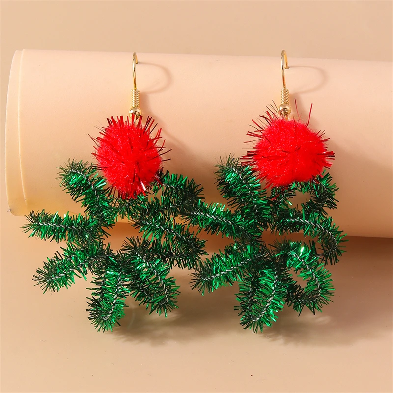 Fashion Handmade Christmas Wreath Drop Earrings for Women Girls New Year Party Holiday Jewelry Gifts
Fashion Handmade Christmas Wreath Drop Earrings for Women Girls New Year Party Holiday Jewelry Gifts