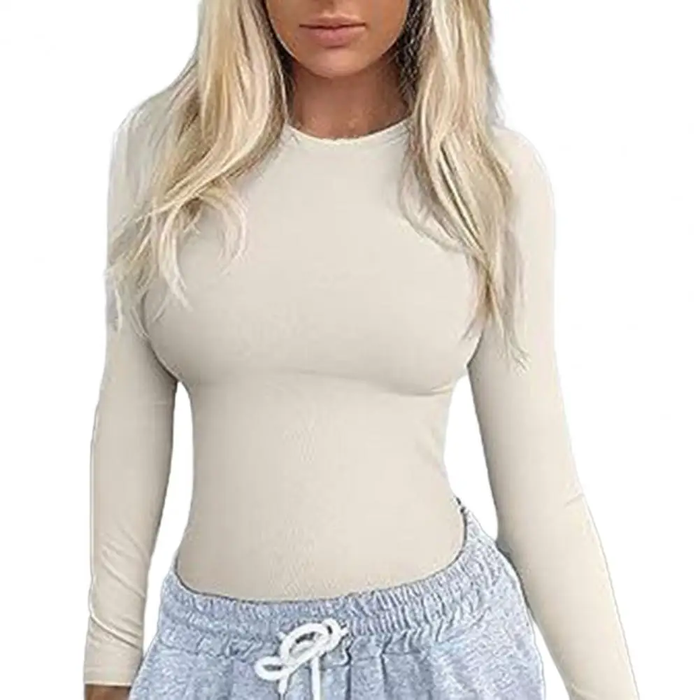 Женская Базовая рубашка с круглым вырезом, модные женские Топы с длинным рукавом, мягкие облегающие рубашки для осени и зимы, однотонные
Женская Базовая рубашка с круглым вырезом, модные женские Топы с длинным рукавом, мягкие облегающие рубашки для осени и зимы, однотонные