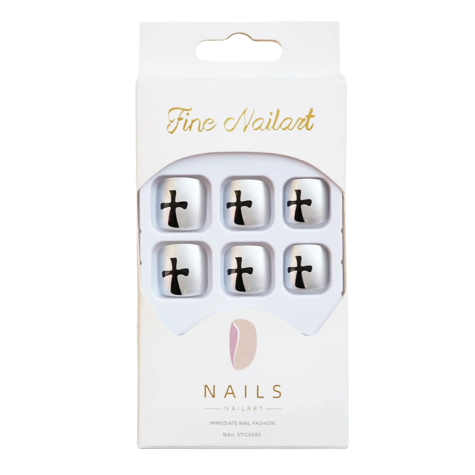 Черные кресты, серебряные поддельные ногти, полное покрытие, УФ-гель, однотонные ногти для свадьбы, свидания, украшение ног
Черные кресты, серебряные поддельные ногти, полное покрытие, УФ-гель, однотонные ногти для свадьбы, свидания, украшение ног