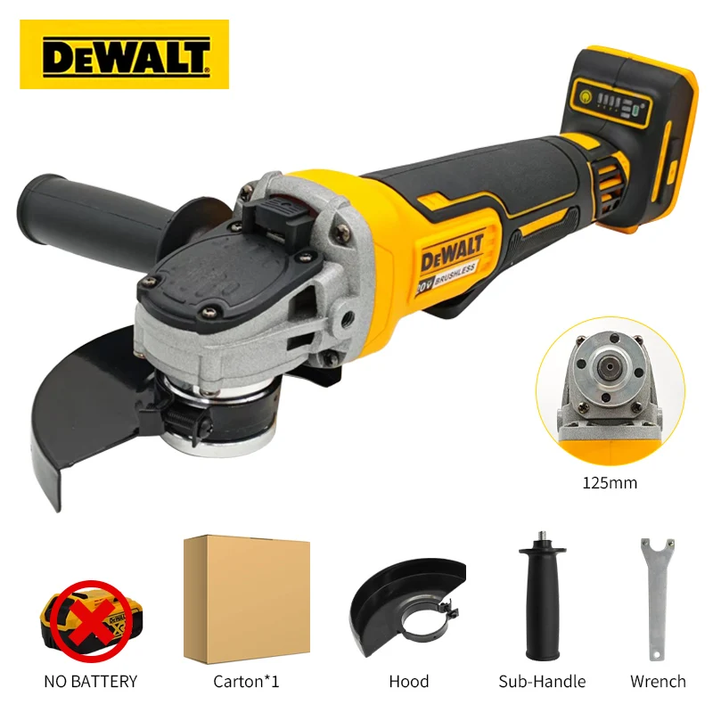 Dewalt DCG406 аккумуляторная угловая шлифовальная машина
Dewalt DCG406 аккумуляторная угловая шлифовальная машина